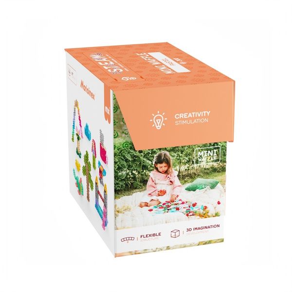 Klocki Marioinex Mini Waffle Pastel 300 elementów + 50 zdjęcie 3