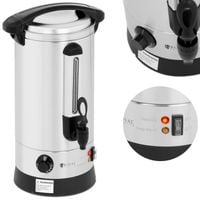 warnik podgrzewacz do wody grzańca podwójne ścianki stalowy 8.7l 1500 w
