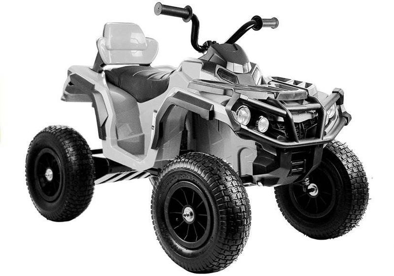 Quad na Akumulator BDM0906 Pompowane Koła Biały zdjęcie 2