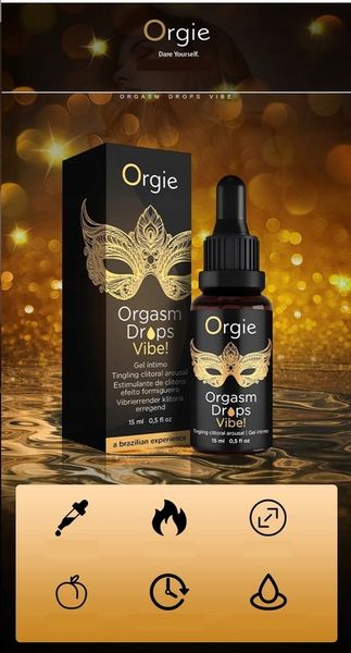 ORGIE STYMULUJĄCY ŻEL DO ŁECHTACZKI ORGASM DROPS zdjęcie 5