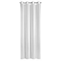 Firana na przelotkach gładka DALIA 140X250 biała