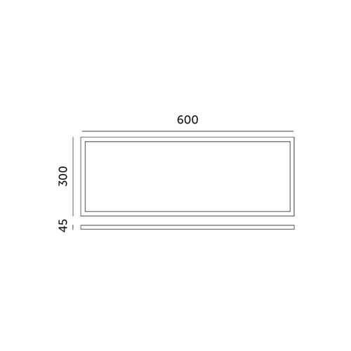 ramka 45mm do panelu led 30x60 klik kobi na Arena.pl