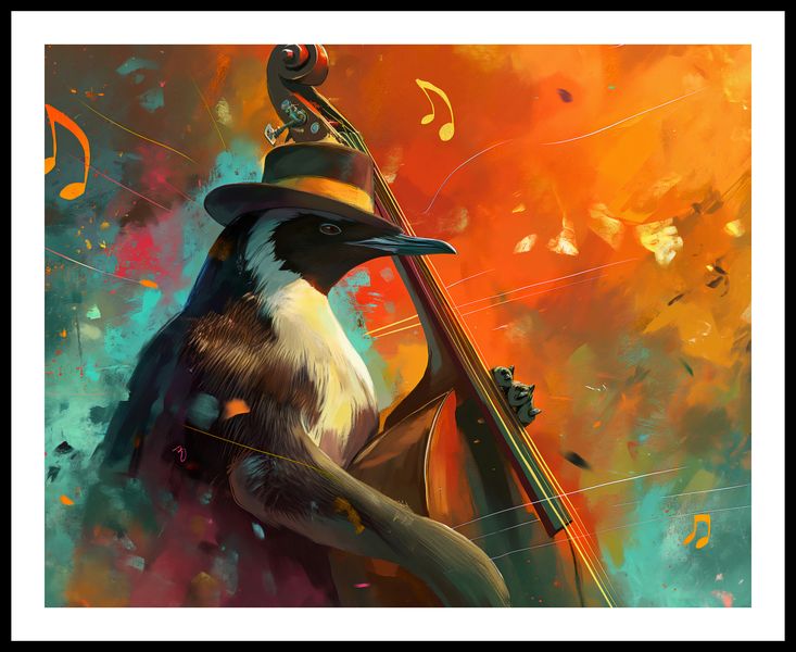 Plakat 76x60,5cm Pingwinia Nuta zdjęcie 3