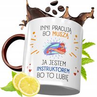 Kubek Bordowy Dla Instruktora Na Urodziny Prezent Z Nadrukiem Ze Zdjęciem
