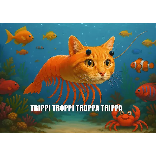 Puzzle 200 elementów. BrainRots. Trippi Troppi Troppa Trippa zdjęcie 2