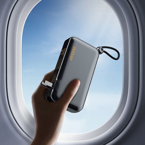 2w1 Ładowarka sieciowa UK US EU + powerbank 10000mAh USB-C USB-A - szara na Arena.pl