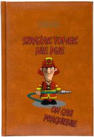 Kalendarz A5 2026 tygodniowy KSIĄŻKOWY DLA STRAŻAKA twój napis NADRUK UV