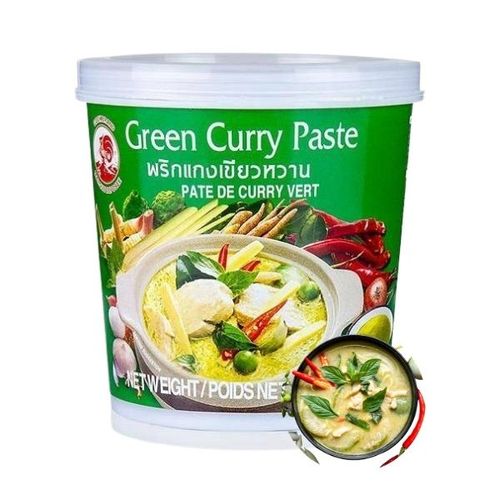 Pasta zielona curry hot chilli ostra przyprawa green curry tajska 200g na Arena.pl