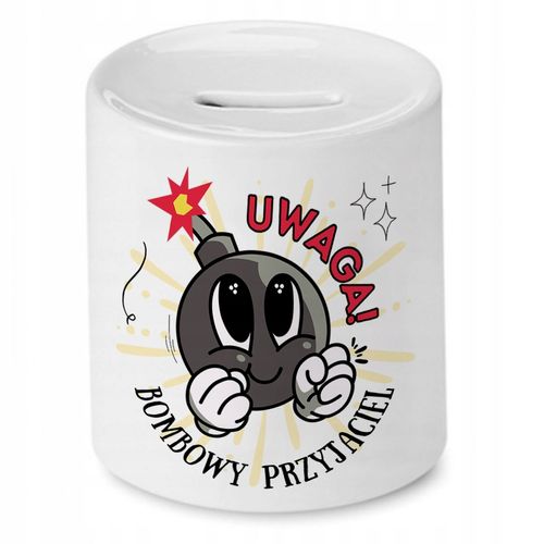 Dla Przyjaciela Skarbonka Na Urodziny Prezent Z Nadrukiem Ze Zdjęciem na Arena.pl