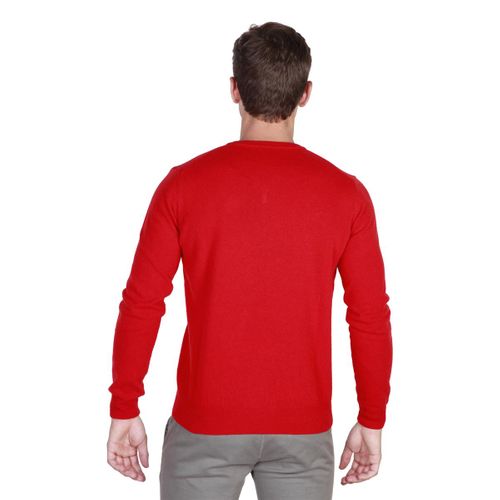 Trussardi sweter męski czerwony XL na Arena.pl