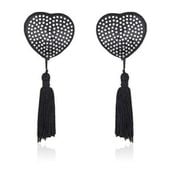 Heart Shine Nipples Tassels (Argento)
