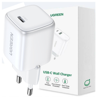 ładowarka sieciowa ugreen 15326 nexode mini, usb-c, pd3.0, qc4.0