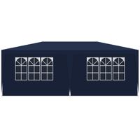 PAWILON NAMIOT OGRODOWY CATERINGOWY PE 6x3M + 6 ŚCIANEK GRANATOWY