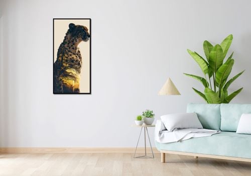 Plakat 50x100cm Gepard Duch Sawanny na Arena.pl