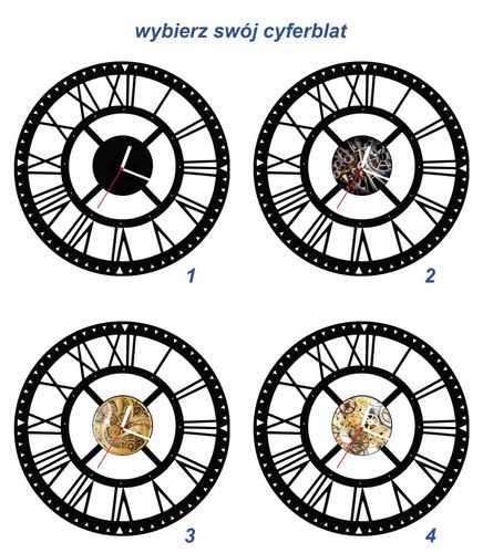 ZEGAR ŚCIENNY RETRO 38cm M 119.10 na Arena.pl