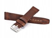 Pasek do zegarka 22MM Vintage Skórzany Mocny KOLORY Uniwersalny -