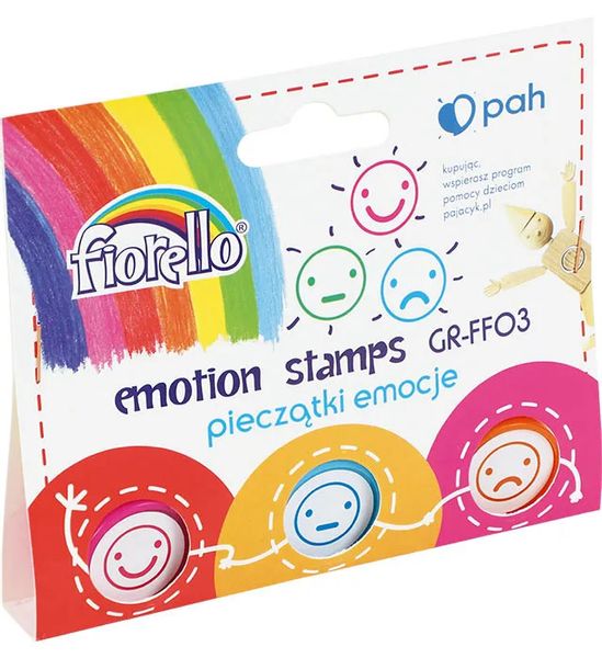 PIECZĄTKI EMOCJE 3SZT FIORELLO zdjęcie 1