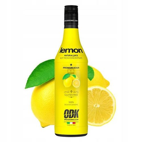 Sok z cytryn naturalny 100% Cytryna Lemon Włochy 750ml ODK Premium na Arena.pl