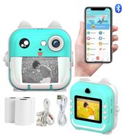 APARAT CYFROWY NATCHMIASTOWY Z DRUKARKĄ DLA DZIECI GRY ROLKI N