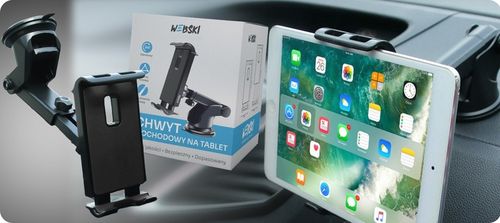 UCHWYT DO SAMOCHODU NA TELEFON TABLET SZYBĘ KOKPIT na Arena.pl