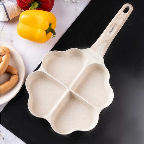 patelnia marmurkowa do jajek placków 4 sekcje serduszka klausberg kb-7819 na Arena.pl