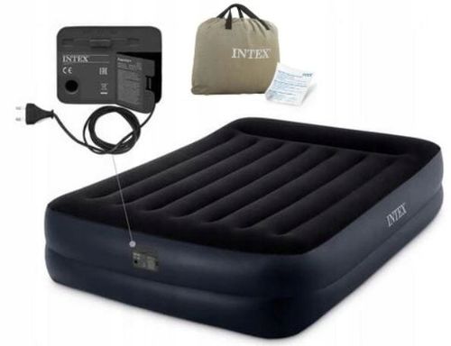 MATERAC DMUCHANY DWUOSOBOWY 203x152cm INTEX POMPKA na Arena.pl