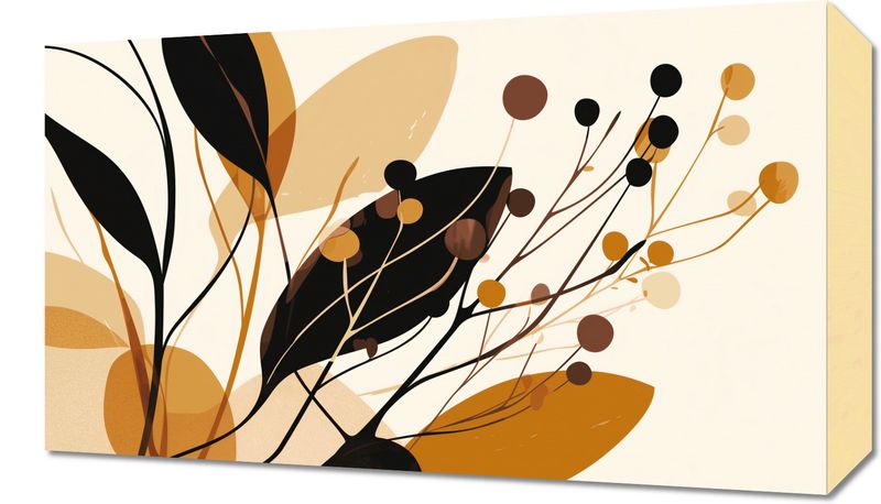 Obraz 50x30cm Jesienne Sylwety zdjęcie 1