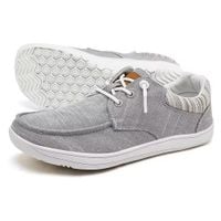 HOBIBEAR Płócienne Buty do Biegania Unisex Lekkie Szare 41 EU