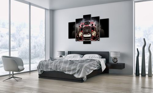 Obraz Na Płótnie - Samochód Retro - 150X100 Cm - Ea150X100-2422 na Arena.pl