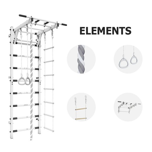 drabinka gimnastyczna Trick czarny zdjęcie 4