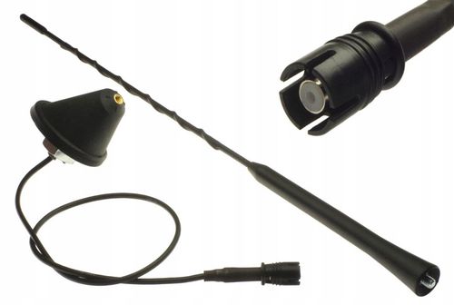 Aktywna antena VW GOLF 4 PASSAT B5 SKODA OCTAVIA wzmacniacz złącze RAKU-2 na Arena.pl