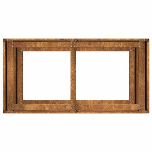 Doniczka Rusty 80x40x80 cm Stal nierdzewna na Arena.pl