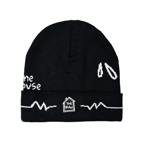 Czapka zimowa Draw The Line Czarna unisex The Draw House na Arena.pl