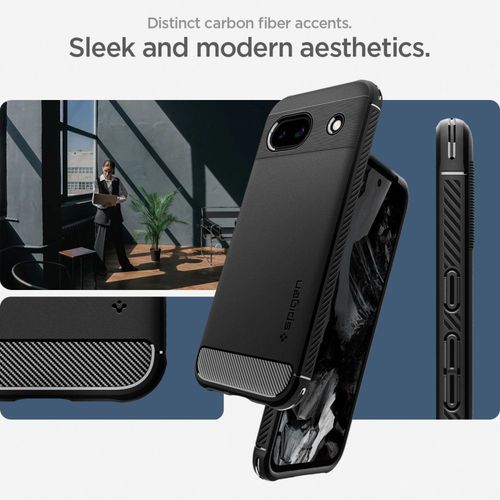 spigen rugged armor google pixel 8a matte black na Arena.pl