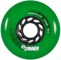 Kółka do rolek Powerslide Spinner 80 mm/88A 4 szt. green 80 mm / 88A