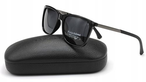 OKULARY PRZECIWSŁONECZNE MĘSKIE POLARYZACYJNE ETUI POLARZONE DLA KIEROWCÓW na Arena.pl