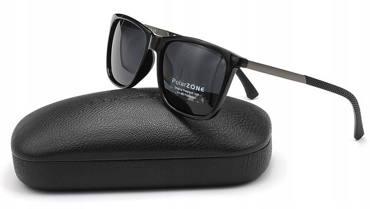 OKULARY PRZECIWSŁONECZNE MĘSKIE POLARYZACYJNE ETUI POLARZONE DLA KIEROWCÓW zdjęcie 14