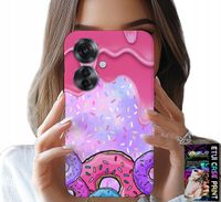 ETUI DO OPPO RENO11 F 5G - SŁODKIE DONUTY Z LUKREM W TLE + FOLIA
