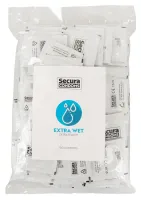 secura extra wet 100 szt. - prezerwatywy silikonowa powłoka, bezwonne