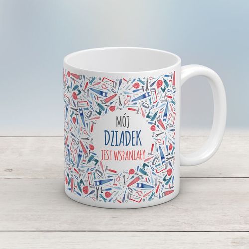 Kubek z nadrukiem - Mój Dziadek jest Wspaniały na Arena.pl