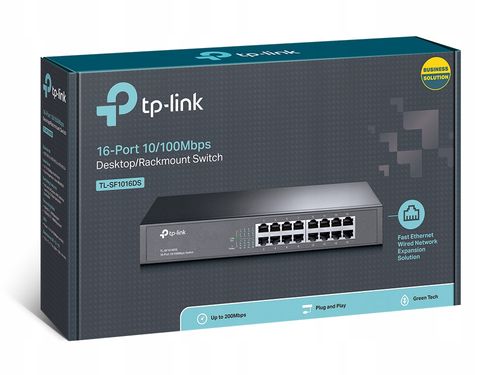 Switch TP-Link TL-SF1016DS Fast Ethernet, 16 portów na Arena.pl