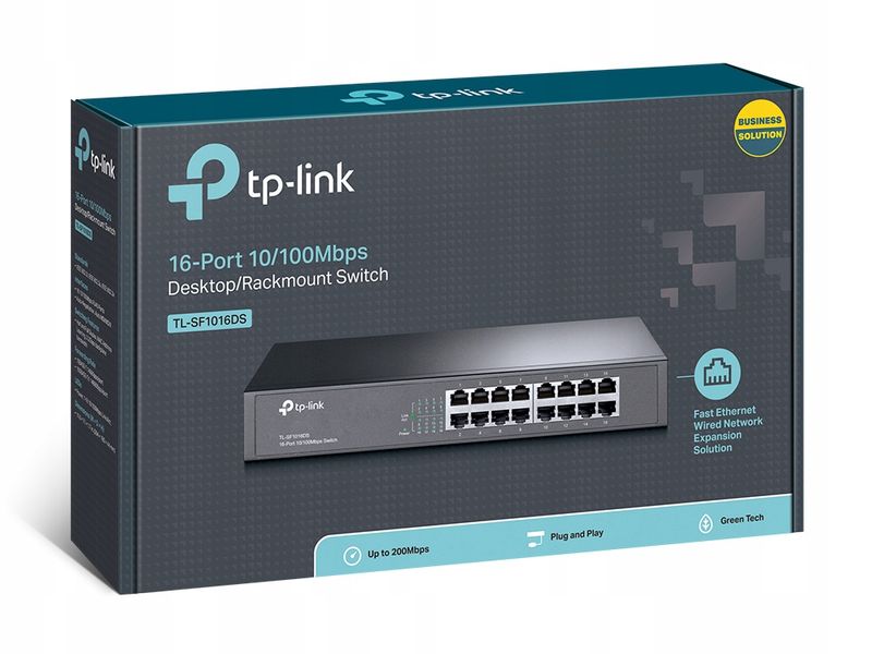 Switch TP-Link TL-SF1016DS Fast Ethernet, 16 portów zdjęcie 12