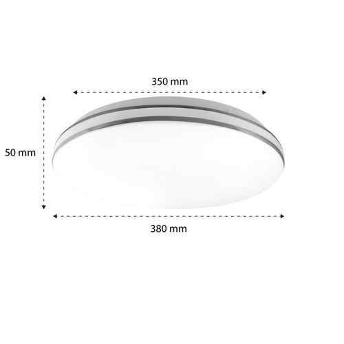 Plafon LED 24W NATYNKOWY sufitowy oprawa LAMPA panel na Arena.pl