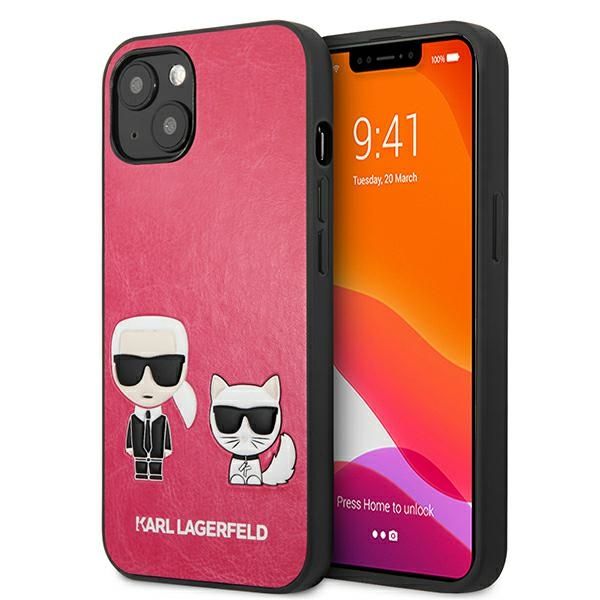 Etui Karl Lagerfeld do iPhone 13 mini, Różowy zdjęcie 1