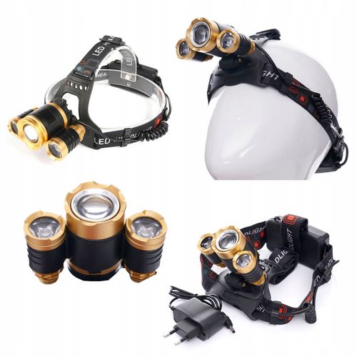 Latarka Czołowa LED KD1246 KRAFT&DELE13600 mAh Czas pracy do 18 godzin na Arena.pl