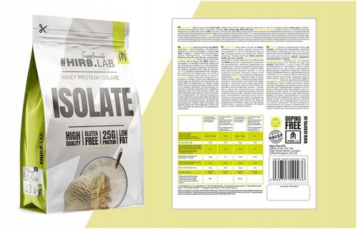Izolat Białka BIAŁKO 700 g WPI Whey Protein Isolate Biała Czekolada Hiro na Arena.pl