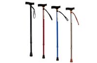 Laska inwalidzka regulowana czarna z drewnianą rączką