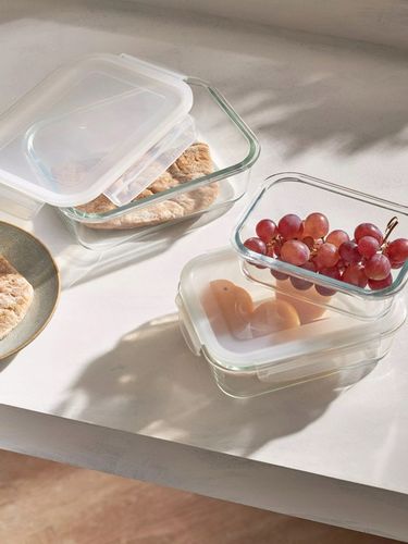 LUNCH BOX Pojemniki na żywność szklane zestaw pojemnik szklany do na Arena.pl