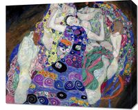 Obraz 60x50cm Dziewica, Gustaw Klimt Vintage do Salonu