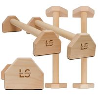 Paraletki drewniane | Uchwyty do pompek Line Sport 50 x 12,5 x 10 cm